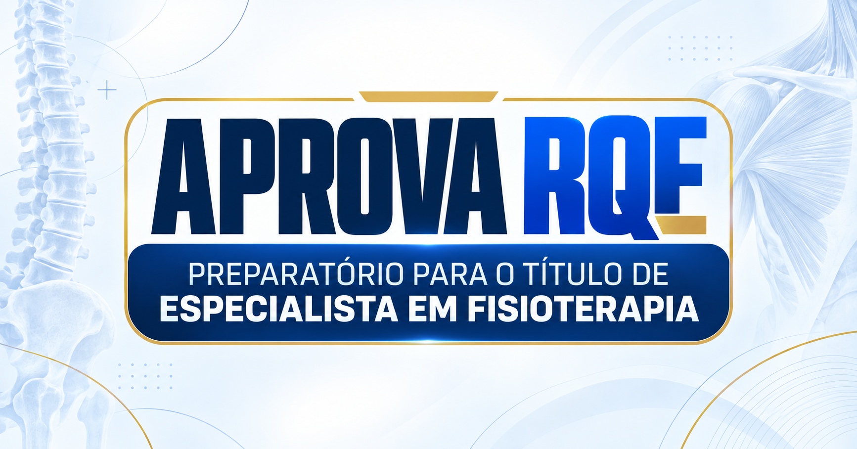 Logomarca oficial APROVA RQE, preparatório para o título de especialista em Fisioterapia